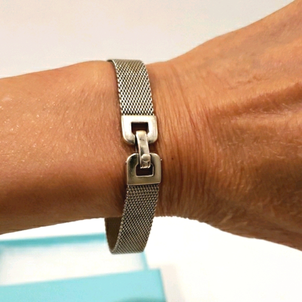 Tiffany SS Mesh Belt Bracelet - Picture 7 of 7